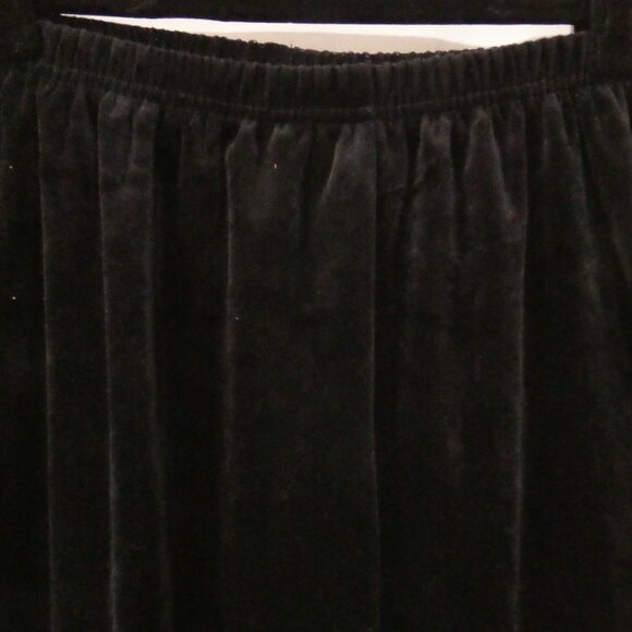 Unbranded | small | Black Velour Relaxed Fit Loungewear Pants - Picture 4 of 16